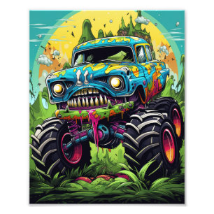 Monster Cars Fototryck