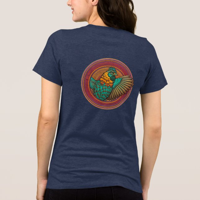 Monster Chickeyîp-T-shirt T Shirt (Baksida)