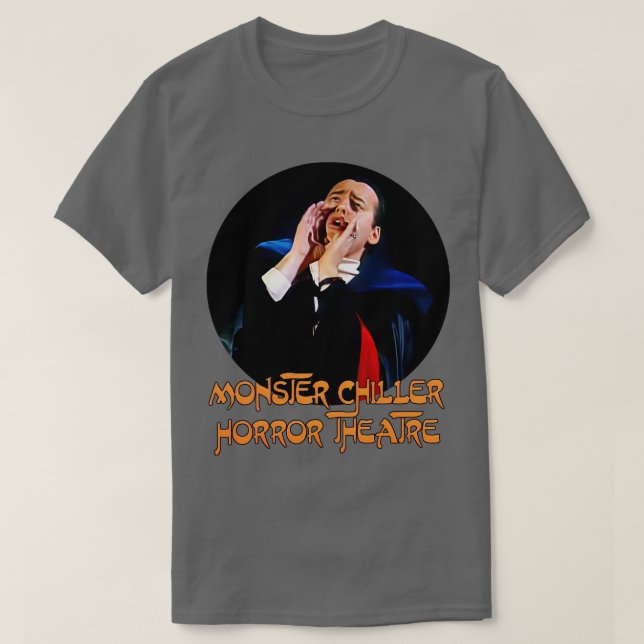 Monster Chiller Horror Theater SCTV T Shirt (Design framsida)