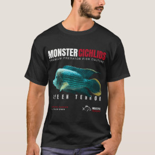 Monster Ciklider Grön Terror Rovfisk  T Shirt