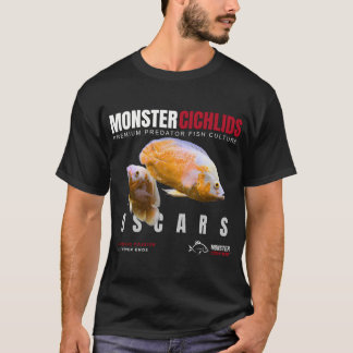 Monster Ciklider Oscar Fisk Rovdjur Akvarium  T Shirt