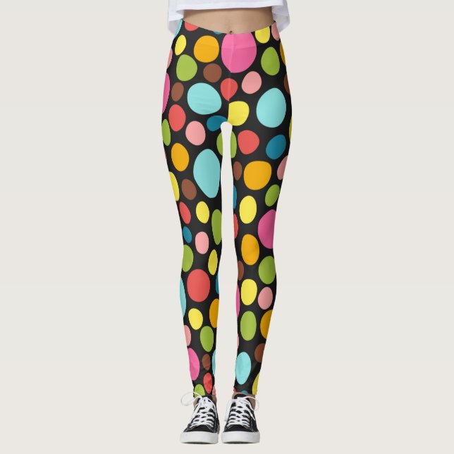 Mönster Colorful inspiration Cute Leggings (Framsida)
