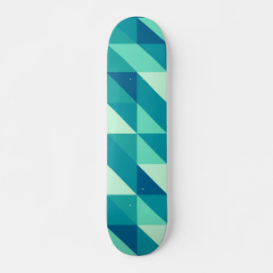 Mönster Colorfull Modern Retro-Vintage Mini Skateboard Bräda 18,5 Cm