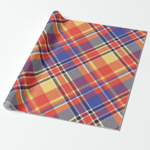 Mönster Colorfull Trendig Geometric Vintage Presentpapper