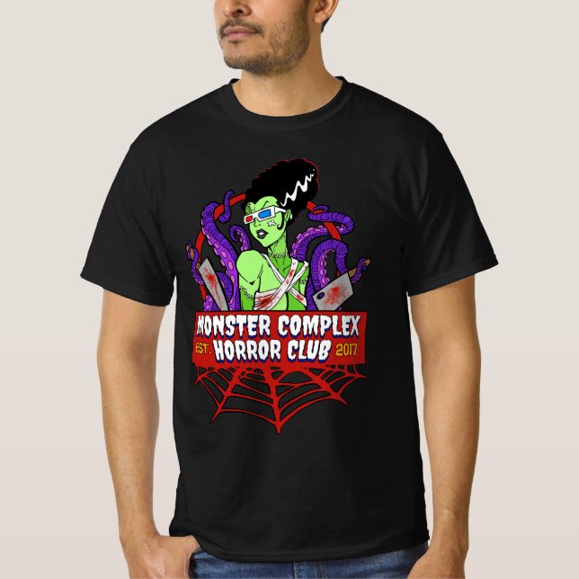 MONSTER COMPLEX HORROR KLUBB LOGOTYP TEE (Framsida)