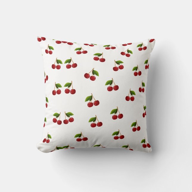Mönster Coquette CherryThrow Pillow Kudde (Framsida)