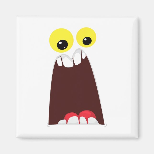 Monster Costume Easy Costume Goofy Ideas Halloween Magnet (Framsidan)