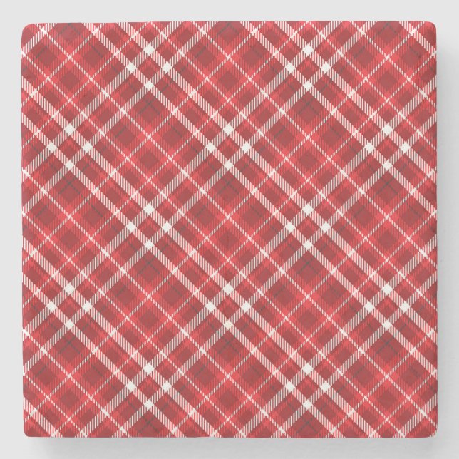 Mönster Design-62667, Julrött Stenunderlägg (Framsidan)
