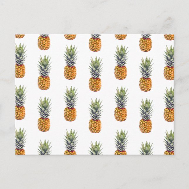 Mönster-design för ananas och Roligt Vykort (Framsida)