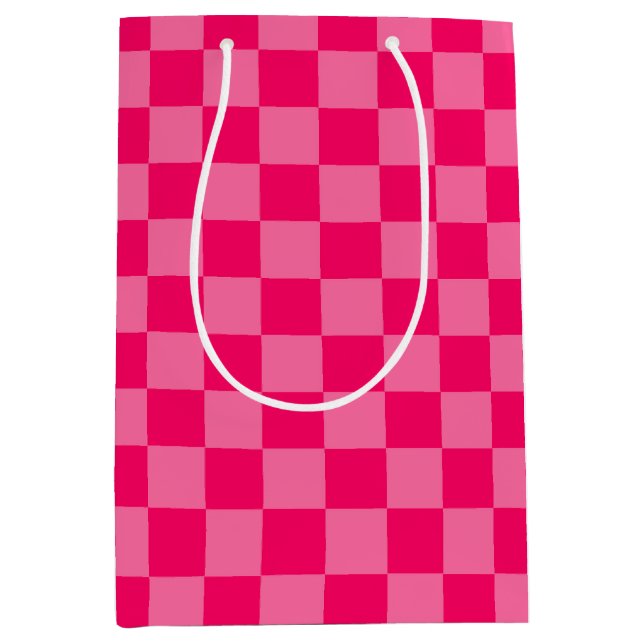 Mönster design för Light and Shock rosa Checker (Framsidan)