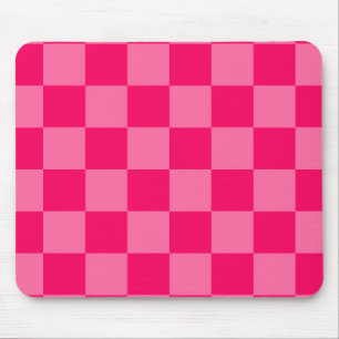 Mönster design för Light and Shock rosa Checker Musmatta