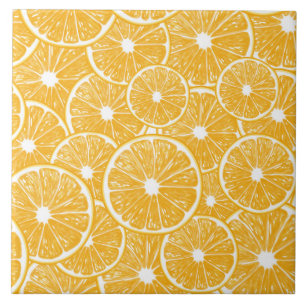 Mönster-design för orange segment kakelplatta