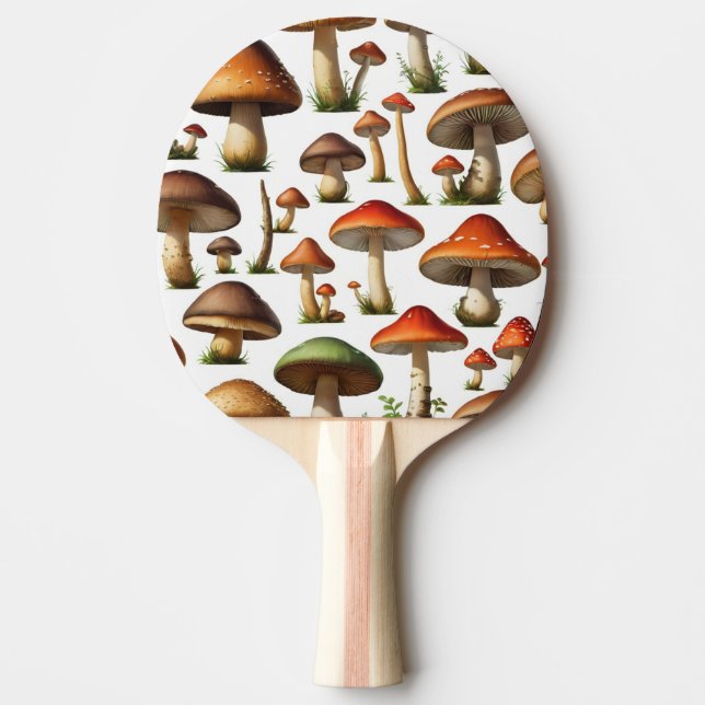 Mönster-design för svampsamlingen pingisracket (Framsidan)