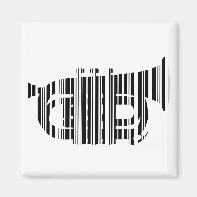 MÖNSTER design för TRUMPET PUB CODE Music Barcode Magnet (Framsidan)
