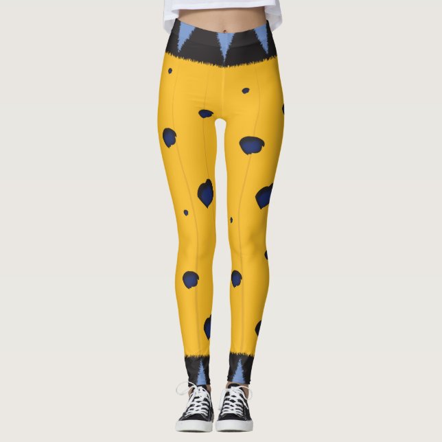 Mönster Design Leggings (Framsida)