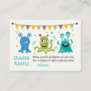 Monster Diaper Raffle Biljett
