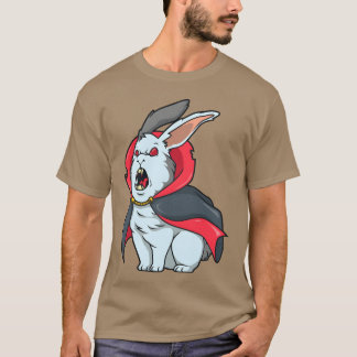 Monster Djur Vampyr Kanin retro T Shirt