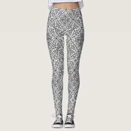 Mönster doodles leggings