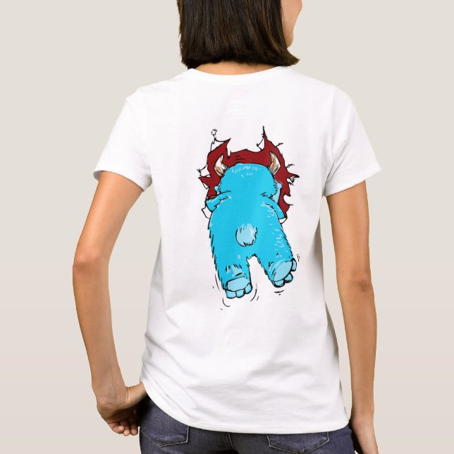 Monster Escape Dubbla Side T Shirt (Baksida)