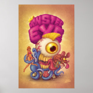 Monster Eye Poster