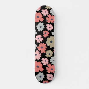 Mönster Färgfärgad Vintage Mini Skateboard Bräda 18,5 Cm