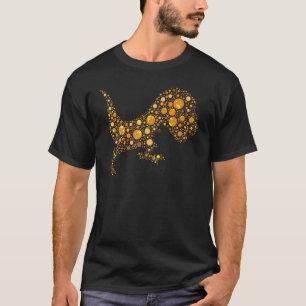 Mönster Färgglad Dinosaurie September Internatione T Shirt