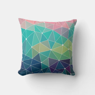 Mönster Färgglad Inspiration Retro Söt Kudde