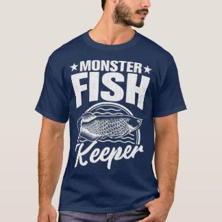 Monster Fish Keeper Fisket Akvarist Aquarium T Shirt