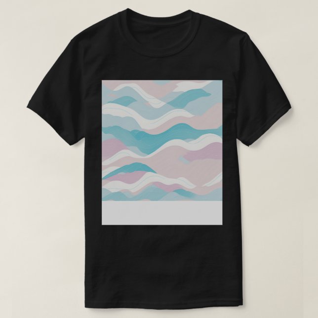 Mönster Flat Illustration Bright Isometric Pastel T Shirt (Design framsida)