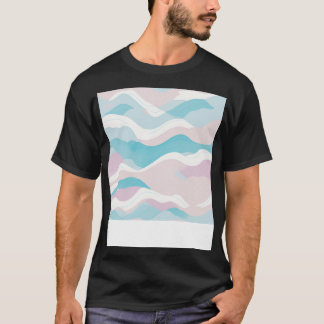 Mönster Flat Illustration Bright Isometric Pastel T Shirt