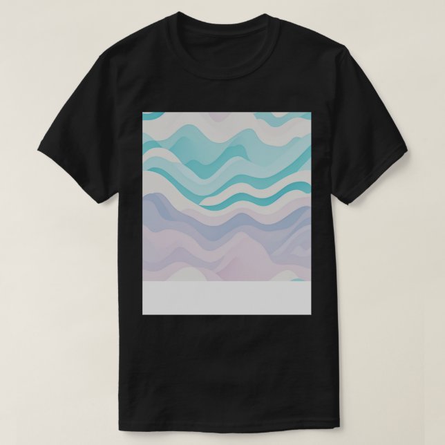 Mönster Flat Illustration Bright Isometric Pastel T Shirt (Design framsida)