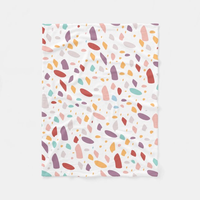 mönster fleecefilt (Framsidan)