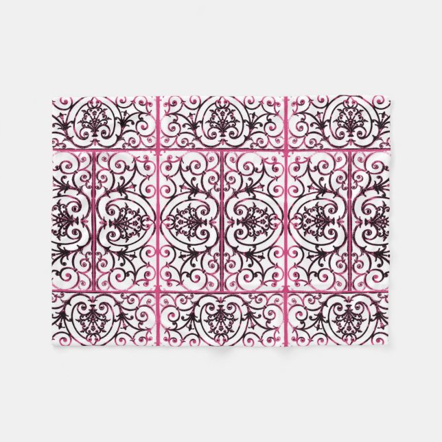 Mönster Fleecefilt (Framsidan (Horisontell))