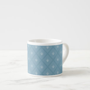 mönster Fleur-de-lis Espressomugg