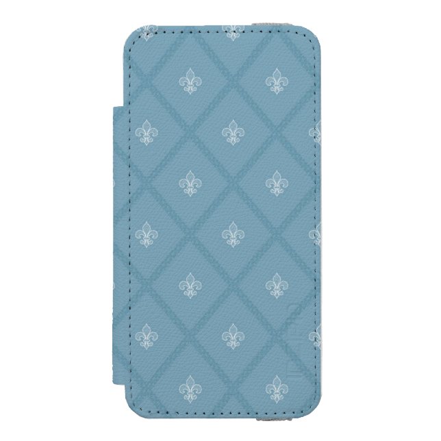 mönster Fleur-de-lis Incipio iPhone Wallet Skal (Folio Framsidan)