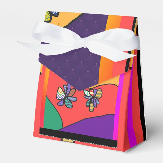 MÖNSTER FLOWERS PRESENTASKAR (Framsidan Sidan)