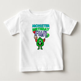 Monster Födelsedags Kul Halloween T-Shirt