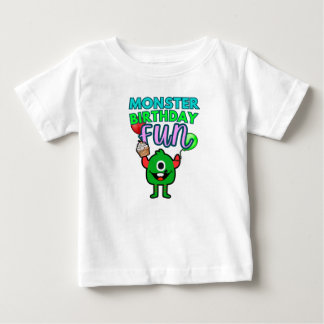 Monster Födelsedags Kul Halloween T-Shirt