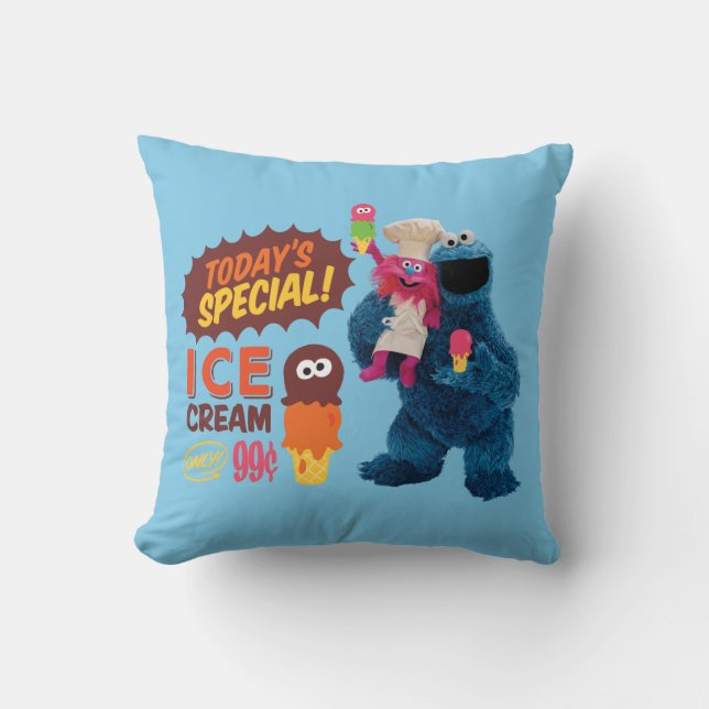 Monster Foodies | Dagens Special Kudde (Framsida)