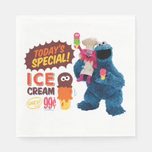 Monster Foodies Dagens Speciell Pappersservett