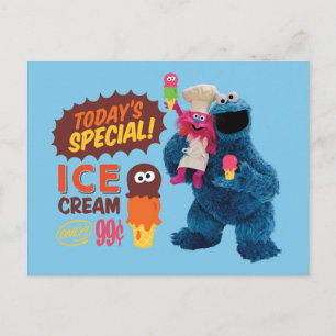 Monster Foodies Dagens Speciell Vykort