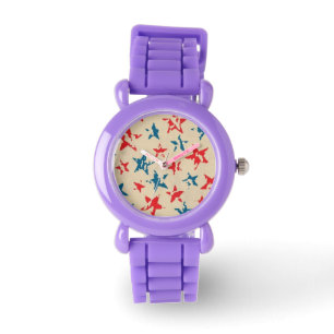 Mönster för 4th Juli Armbandsur