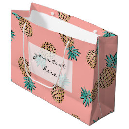 mönster för ananas för gullig faux för sommar