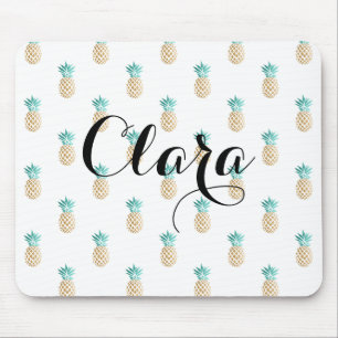 mönster för ananas för tropisk ny sommarfaux gu musmatta