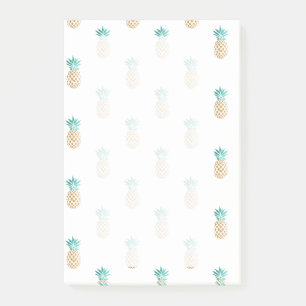 mönster för ananas för tropisk ny sommarfaux gu post-it block