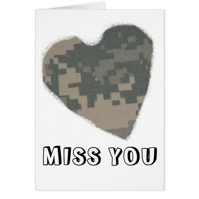 Mönster för arméAcu-kamouflage Hälsningskort (Framsidan)
