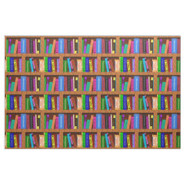 Mönster för bibliotekbokhylla för avläsare tyg