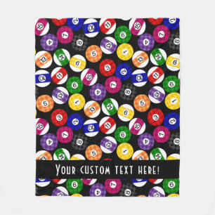 Mönster för biljard för rolig landstil rutigt fleecefilt