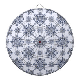 Mönster för blå smuts-kolv darttavla