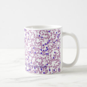 Mönster för blod för kaffeMugg CLL